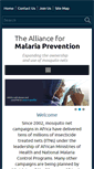 Mobile Screenshot of allianceformalariaprevention.com